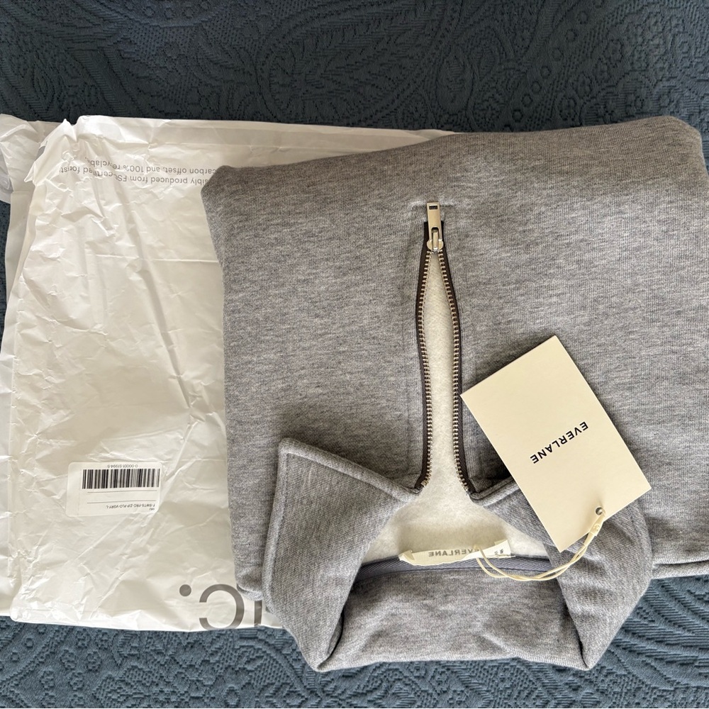 Everlane Luxe Fleece Quarter Zip Pullover - Picture 8 of 8
